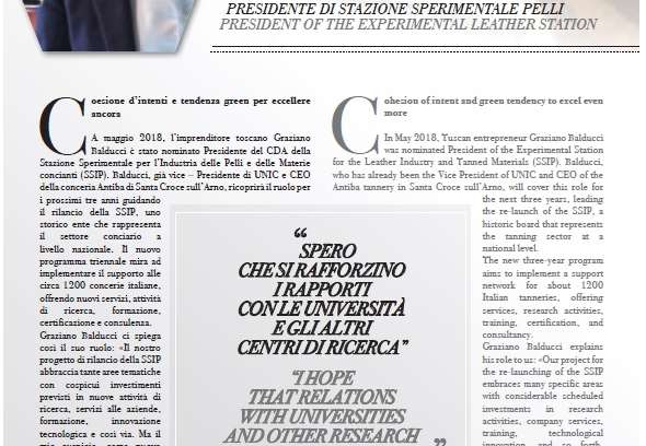 Leather&Luxury International intervista il presidente Balducci
